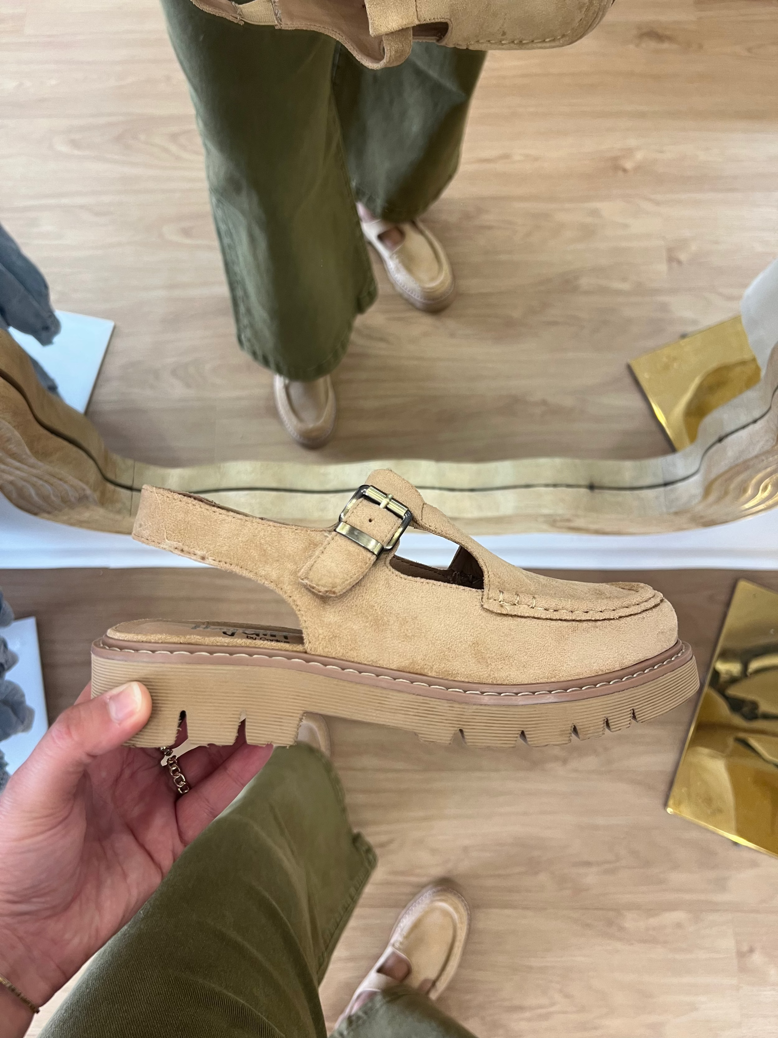 SUEDE STRAP LOAFER, CORKYS, FALL FOOTWEAR, FALL SHOE,TRENDY SHOES, WORK SHOES, PREPPY SHOES