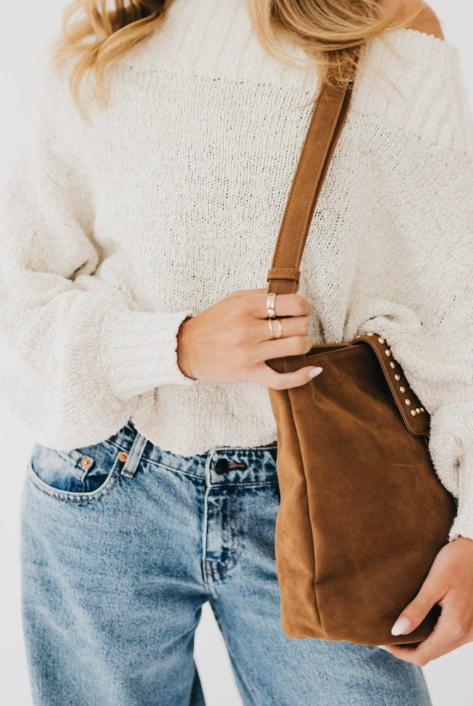 Rosemary Suede Bucket Bag-Shoulder Bag-Pretty Simple