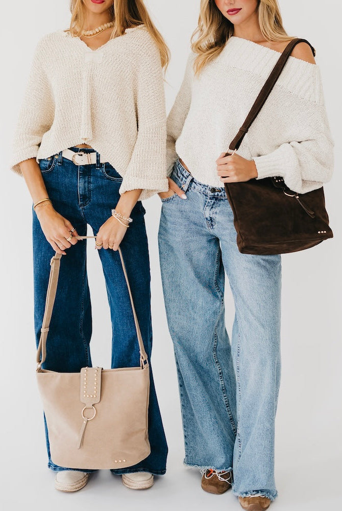 Rosemary Suede Bucket Bag-Shoulder Bag-Pretty Simple