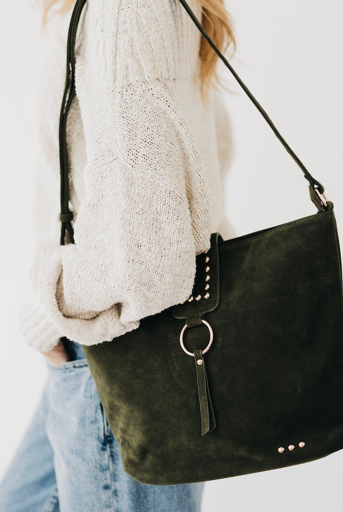 Rosemary Suede Bucket Bag-Shoulder Bag-Pretty Simple