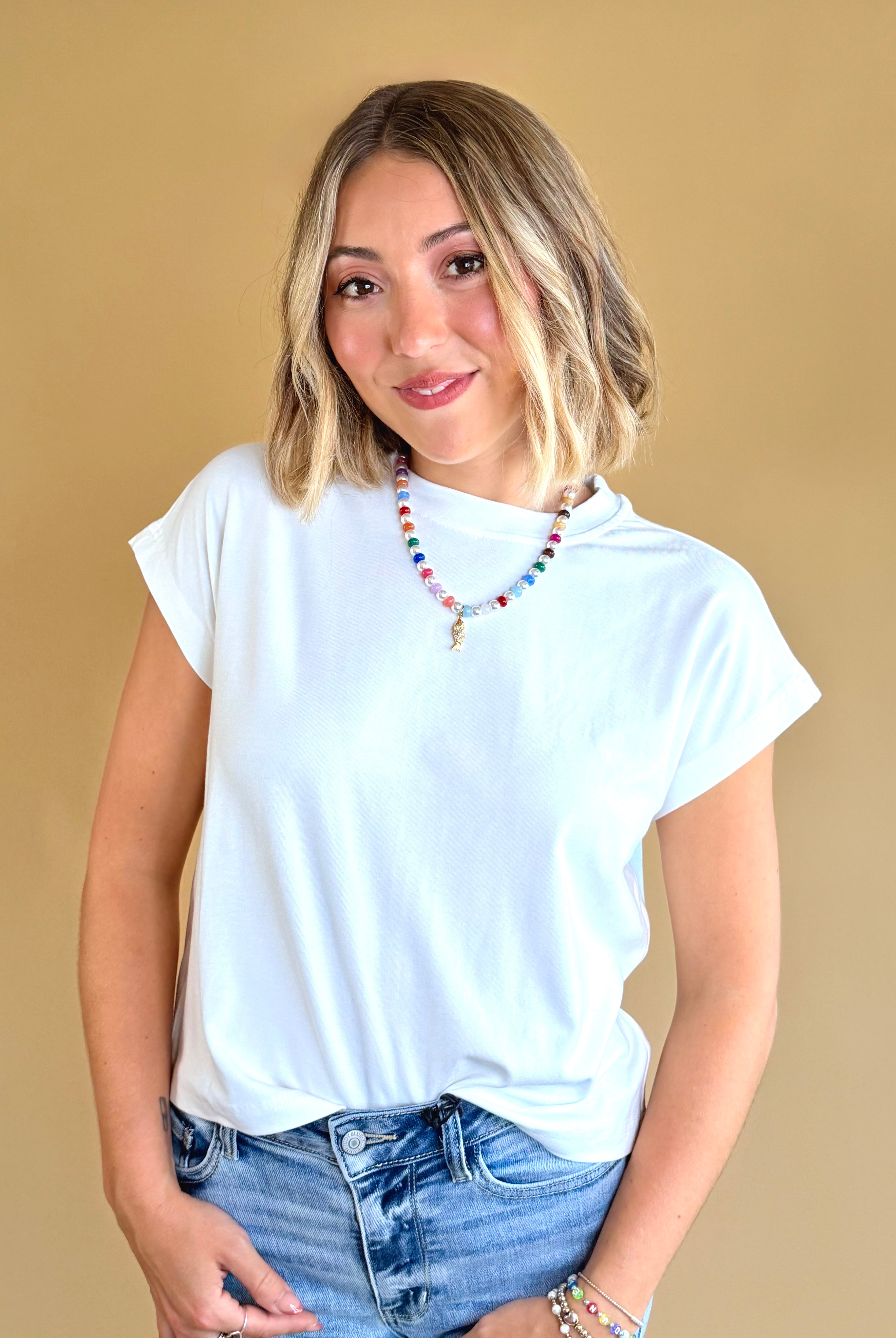 Basic white tee, fall basics, white T-shirt, fall fashion, layering fashion, everyday wear, elevated T-shirt