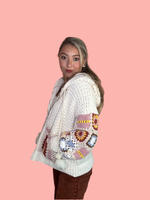 Ultra Cozy Boho Granny Chenille Zip Hoodie