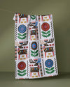 Folk Deer Tea Towel