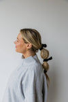 OVERSIZED BOW SLICK BACK PONYTAILS (PACK OF 3)