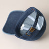 Trendy Bow Embroidered Denim Baseball Cap: LIGHT BLUE / ONE SIZE