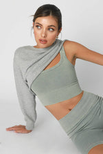Nikibiki Vintage Chevron Crop Top