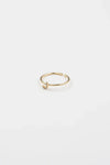 18K Gold Shiny Adjustable Initial Ring - Set of 16