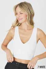 Nikibiki Lace V Neck Tank Top