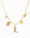 Rustic Western Icon Charm Necklace