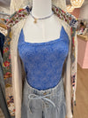 Floral Love Seamless Square Neck Tank Top