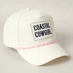 Coastal Cowgirl Embroidery Patch Trucker Hat