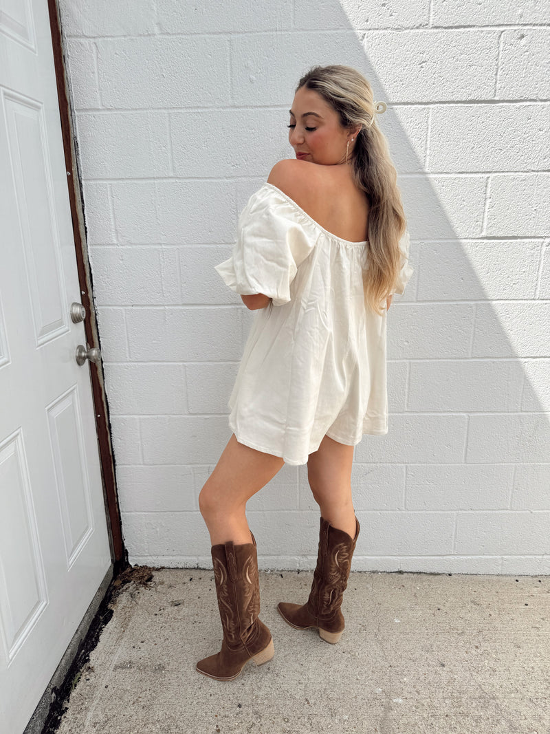 Country Concert Cutie Oversized Romper