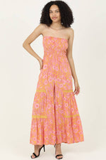 Groovy Sunsets Smocked Bell Bottom Jumpsuit