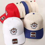 Western Vibes Cowboy Ghost Embroidered Trucker Hat