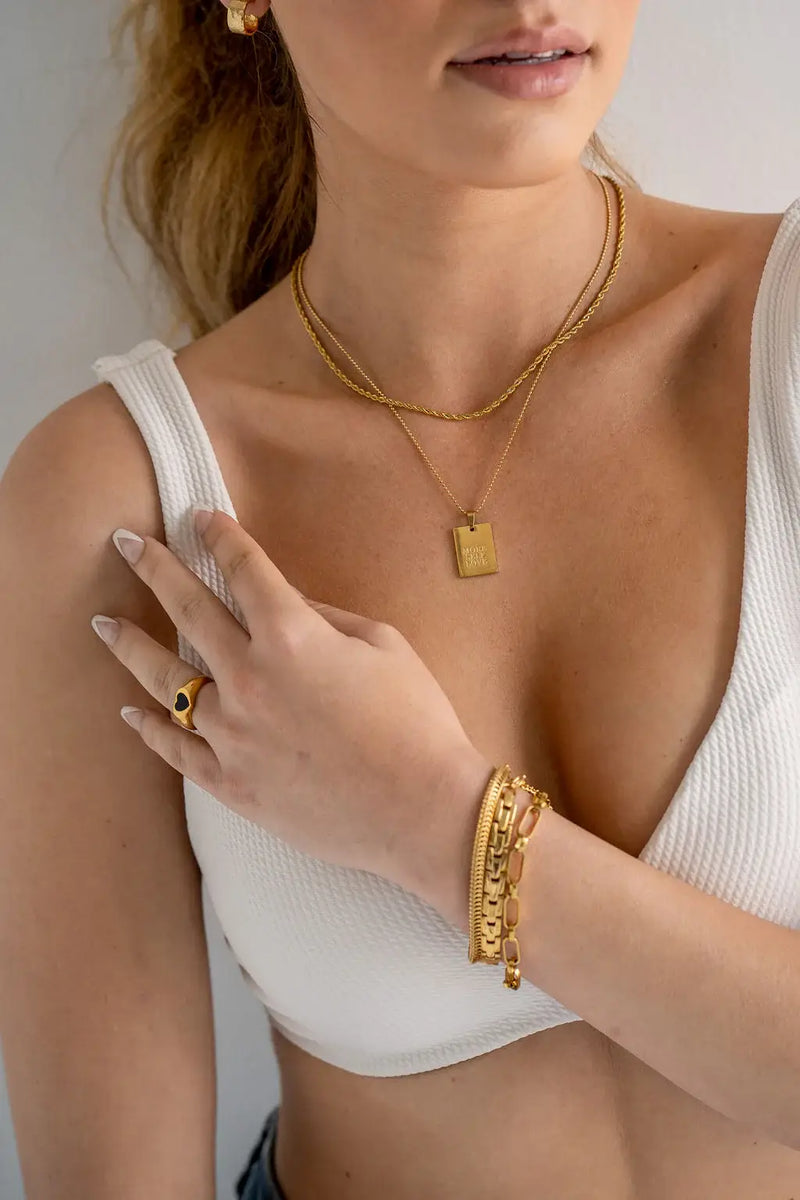 Waterproof More Self Love Necklace