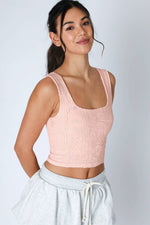 Nikibiki Double Lace Square Crop Top