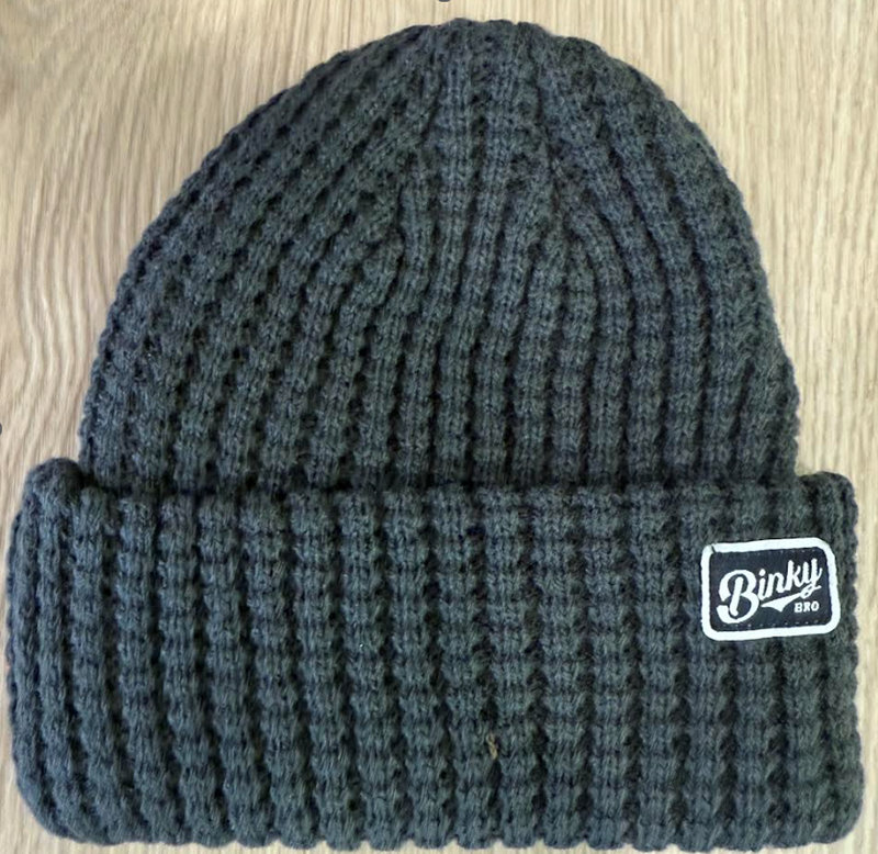 Kids Beanie Waffle: Charcoal