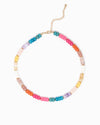 Multi-Color Beaded Necklace (Multi-Color)