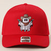 Western Vibes Cowboy Ghost Embroidered Trucker Hat