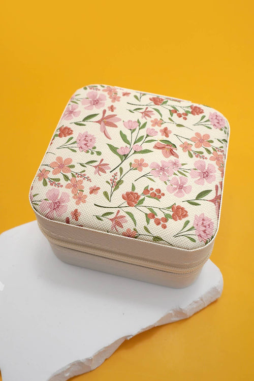 DESIGNED JEWELRY ORGANIZER TRAVEL BOX CASE | 40P566