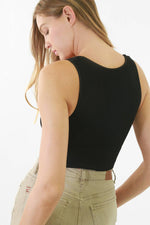Nikibiki Plunge V-Neck Crop Top