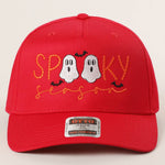 SPOOKY TWO Ghost Embroidered Trucker Hat