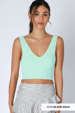 Nikibiki Lace V Neck Tank Top