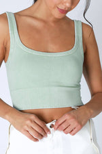 Nikibiki Vintage Chevron Crop Top