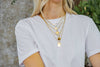 Waterproof Gold Paperclip Heart Necklace (Get it engraved!)