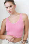 Nikibiki Vintage V Neck Crop Top