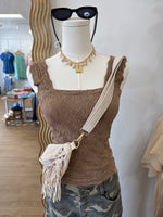 Floral Love Seamless Square Neck Tank Top