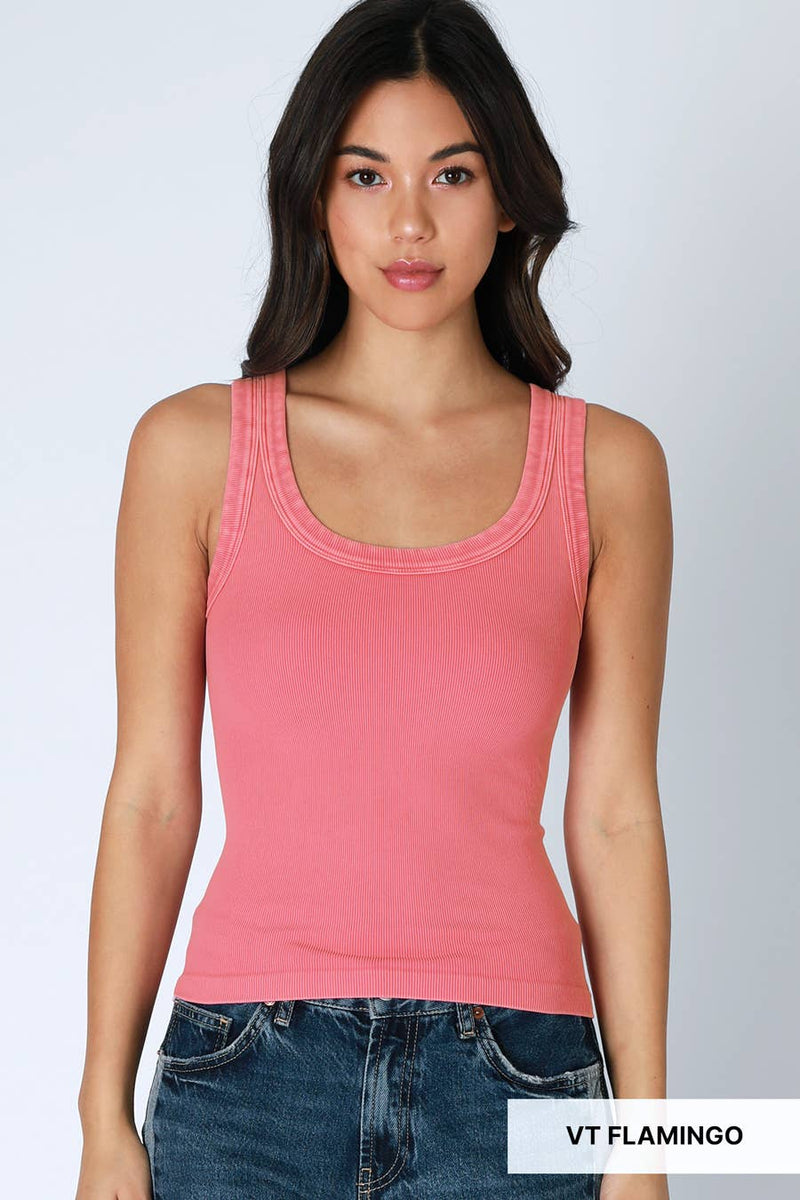 Nikibiki Vintage Reversible Ribbed Tank