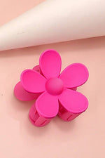 OVERSIZE MATTE FLOWER HAIR CLAW CLIPS | 40H459