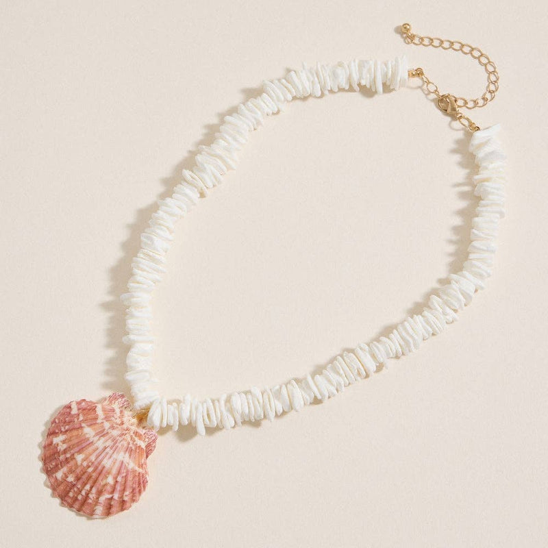 Shell Pendant Beach Necklace