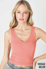 Nikibiki Vintage V Neck Crop Top