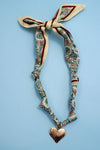 Handcrafted Scarf Interchangeable Charm Necklace | 80N92095