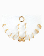 Dainty Huggie Hoop Variety Earring Set of 7
