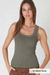 Nikibiki Vintage Reversible Ribbed Tank
