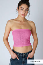 Nikibiki Floral Lace Tube Top