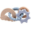 Catalina Rattle Teether Silicone and Beechwood