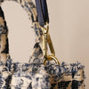 Polyester Geometric Mini Tote Bag