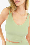 Nikibiki Vintage V Neck Crop Top