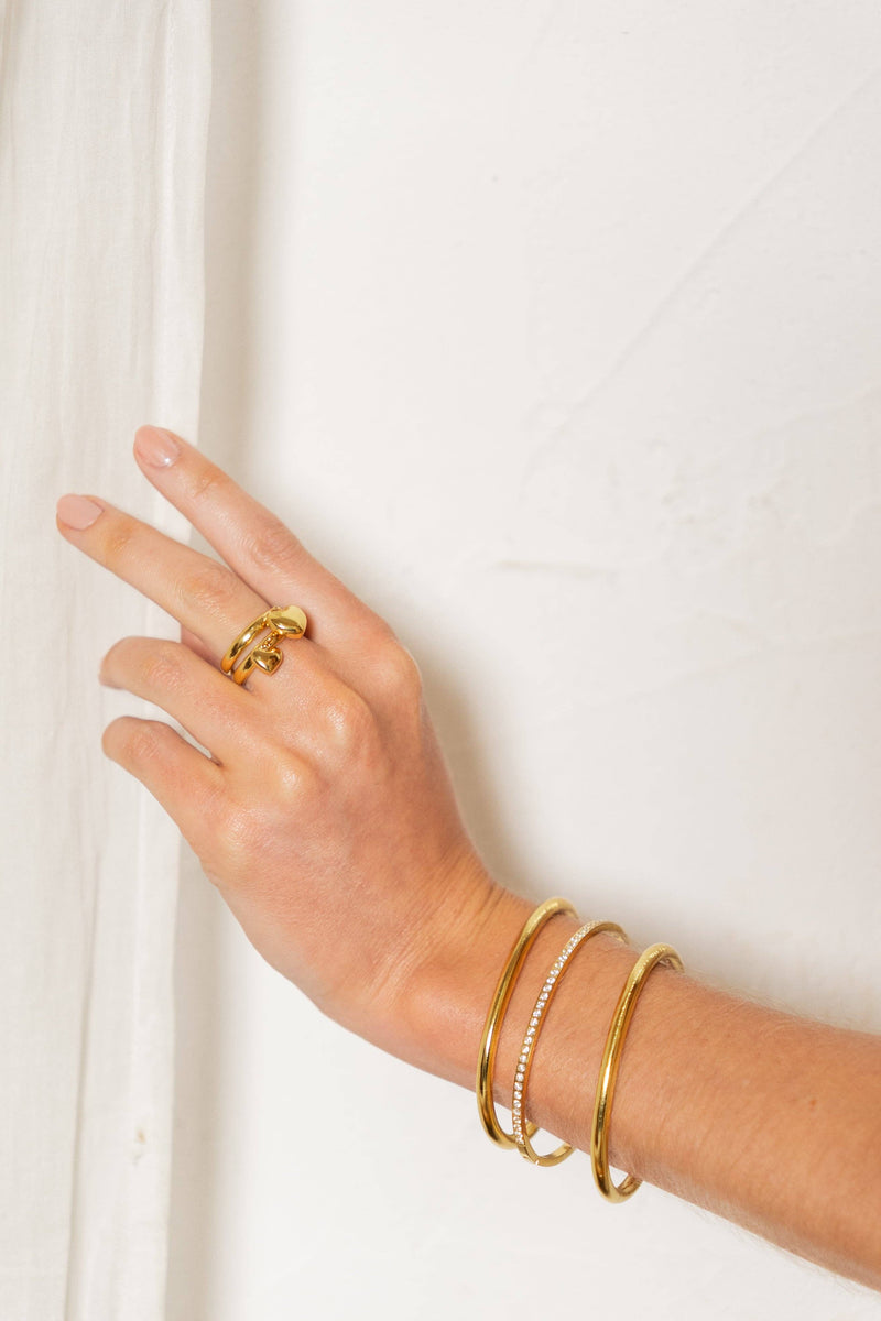 Puffy Heart Ring Double