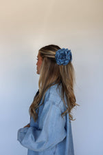 GRANDPA DENIM FLOWER CLAW