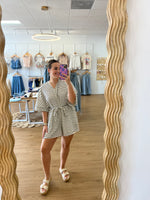 Land & Sea Striped Romper