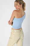 Nikibiki Vintage One Shoulder Crop Top