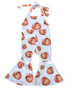 Andi Pleated Bell Bottom Jumpsuit  - Pumpkin Patch
