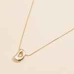 16 Assorted Pack of Bubble Design Initial Short Necklaces