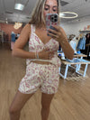 Woven Shellfish Summer Tank and Shorts Set