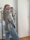 Boho Paisley Button Down Shirt